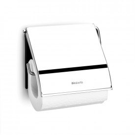 Suport hârtie igienică Brabantia ReNew Brilliant Steel 90300281