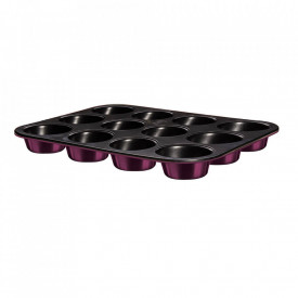 Tava pentru copt 12 briose Purple Eclipse Collection BerlingerHaus BH 6800