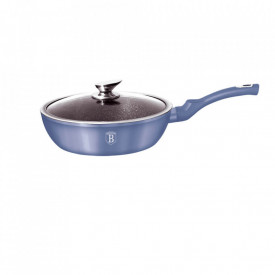 Tigaie cu capac adanca 24 cm Metallic Line Royal Blue Edition Berlinger Haus BH 1656N