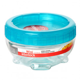 Borcan Lock & Lock Interlock INL305B, 180 ml, verde petrol 107303