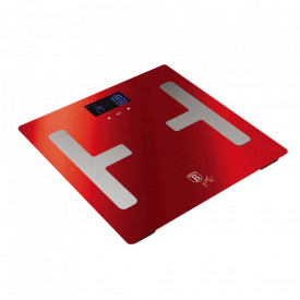 Cantar digital greutate corporala Burgundy Metallic Line BerlingerHaus BH 9104