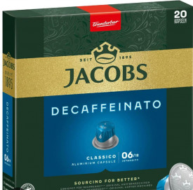 CAPSULE CAFEA JACOBS LUNGO FARA COFEINA -ALUMINIUM (20 CAPSULE) 104G