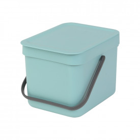 Coș de gunoi Brabantia Sort&Go 6L pentru colectare separată, Mint 648971