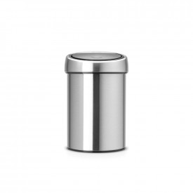 Coș de gunoi Brabantia Touch Bin 3L, oțel mat 647211