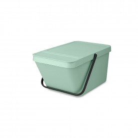 Coș de gunoi pentru colectare separată Brabantia Sort&Go Stackable 20L, Jade Green 1006311