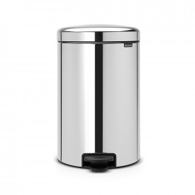 Coșul de gunoi cu pedală Brabantia NewIcon 20L, Brilliant Steel 649040