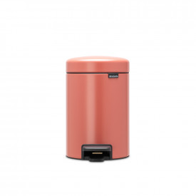 Coșul de gunoi cu pedală Brabantia NewIcon 3L, Roz Terracotă 1003197