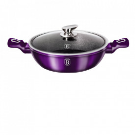 Cratita cu capac 28 cm Metallic Line Royal Purple Edition Berlinger Haus BH 1863