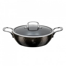 Cratita joasa cu capac Shine Basalt Collection BerlingerHaus BH 6656