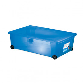 Cutie universala Stefanplast Rollbox cu roti, albastra 646579