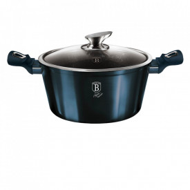Oala cu capac 20 cm Aquamarine Metalic Line Berlinger Haus BH 1878