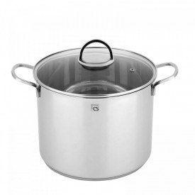 Oala cu capac inalta otel inoxidabil (inox) 24 cm Trier Kochsysteme by Carl Schmidt Sohn OT 75163