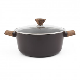 Oală cu capac Luigi Ferrero BRUGGE FR-2813WH 28x12.5cm, 6.5L 1002641