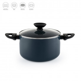 Oală cu capac Muhler Nia MR-2245D 22x13cm, 4.5L 1006251