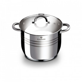 Oala cu capac otel inoxidabil 18 cm Gourmet Line Blaumann BL 1007