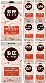Pachet 10 x Cafea macinata Idee Kaffee Elegant Entkoffeiniert 500g