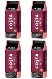 Pachet 4 x Costa Crema Intense Cafea boabe 1kg