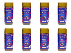 Pachet 8 x CAFEA INSTANT MOVENPICK GOLD INTENSO OPLOS POT 200G