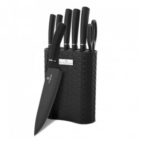 Set cutite otel inoxidabil (7 piese) Black Silver Collection Berlinger Haus BH 2502