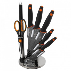 Set cutite otel inoxidabil (8 piese) Granit Diamond Line Berlinger Haus BH 2117