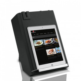 Stand multifunctional pentru cutite cu ascutitor si suport tableta Crystal Shine Collection Berlinger Haus LP 7020