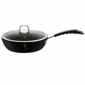 Tigaie cu capac adanca Black Professional Line BerlingerHaus BH 6119