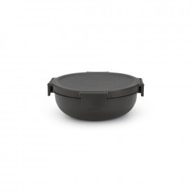 Bol de salată Brabantia Make&Take 1.3L, Gri închis 1006302