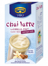 Chai Latte classic KRUGER INDIA vanilie-scortisoara 10 plicuri x 14 g