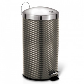 Cos de gunoi cu pedala din otel inoxidabil 20L Carbon Metallic Collection Berlinger Haus BH 6428
