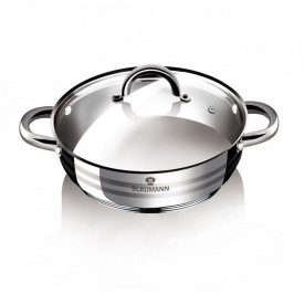 Cratita cu capac otel inoxidabil 22 cm Gourmet Line Blaumann BL 1002