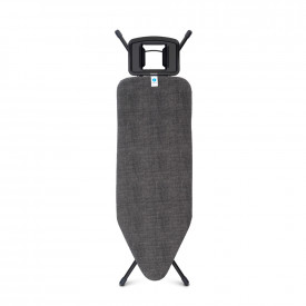 Masa de calcat Brabantia C 124x45cm cu suport masiv din fier, Denim Black 1003361