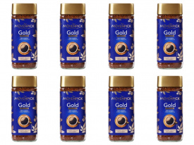 Pachet 8 x CAFEA INSTANT MOVENPICK GOLD ORIGINAL OPLOS POT 200G