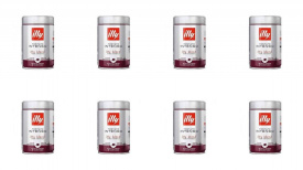 Pachet 8 x Cafea Macinata Illy Intenso 250g