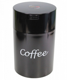 Recipient special pentru pastrarea cafelei COFFEEVAC 1.85L 500G BLACK SOLID BLACK CAP CVF2-SBKC