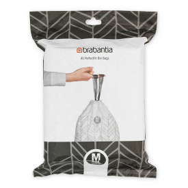 Sac de gunoi Brabantia PerfectFit Bo mărime M, 60L, 40 buc, ambalaj 1005594