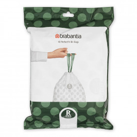 Sac de gunoi Brabantia PerfectFit Bo, Mărimea R, 36L, Pachet 40 1005589