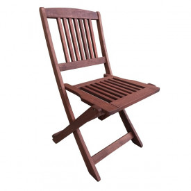 Scaun pliabil Muhler, lemn Meranti, 47x56x84cm 1001757
