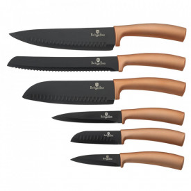 Set cutite otel inoxidabil (6 piese) Bronze Titan Collection Berlinger Haus BH 2392