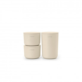 Set Depozitare accesorii Brabantia ReNew Soft Beige din 3 piese 1006269