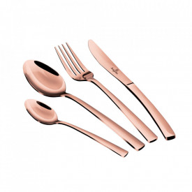 Set Tacamuri 24 piese efect oglinda Rose Gold Metallic Collection Berlinger Haus BH 2637