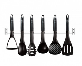 Set ustensile de bucatarie (7 piese) Black Silver Collection BerlingerHaus BH 6327