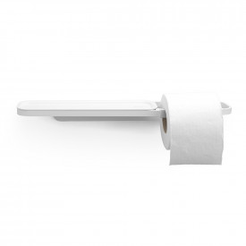Suport hartie igienica cu raft Brabantia MindSet Mineral Fresh White 1005668