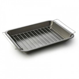 Tava de copt cu gratar Fuoco Idee FITGLR38G, 38x31cm 310059