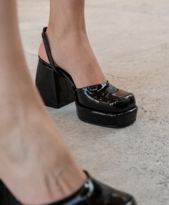 Pantofi Vero Mirror Black