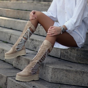 Ghete Chain Tall beige
