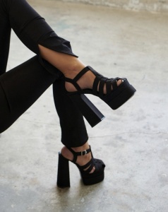 Sandale Vero Suede Black - Img 4