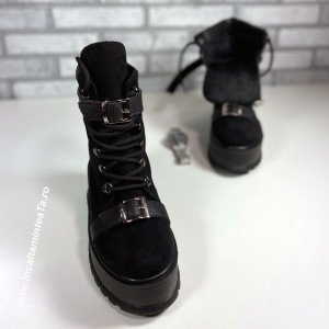 Ghete Strap Tall suede - Img 3
