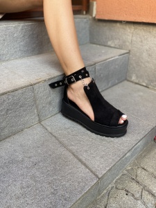Sandale Tisa Cut black