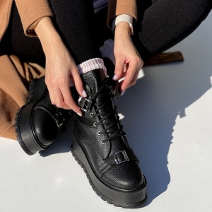 Ghete Strap tall- piele eco