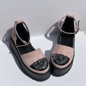 Sandale Tisa Roz Accesoriu negru